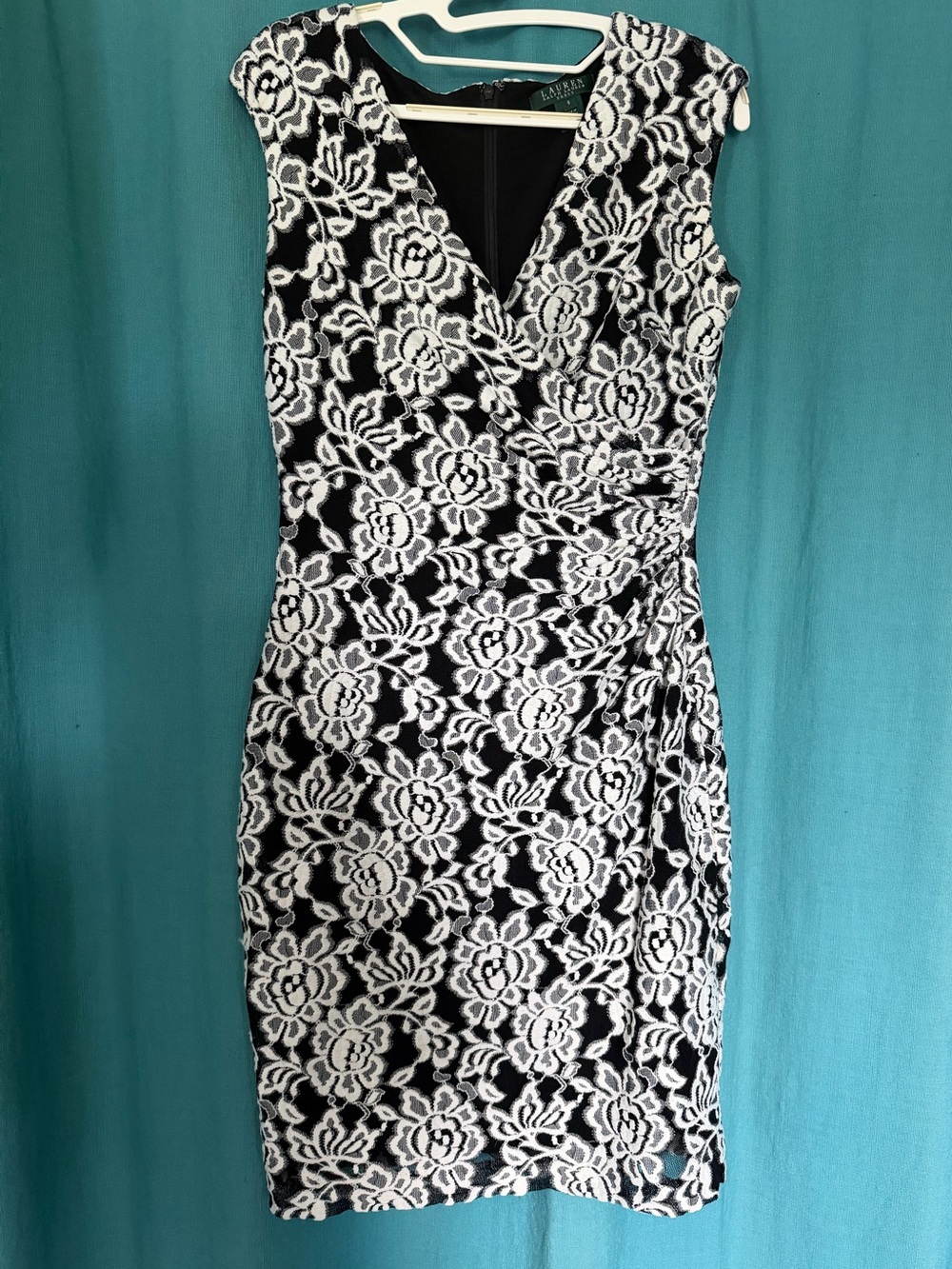 Perfect RL black and white dress